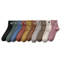 Cute Smile Face Socks - 6pack Various Colors