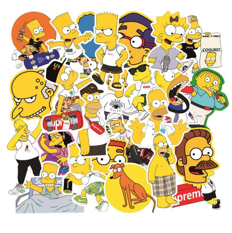 The Simpsons Stickers | 25pcs Waterproof Vinyl Stickers