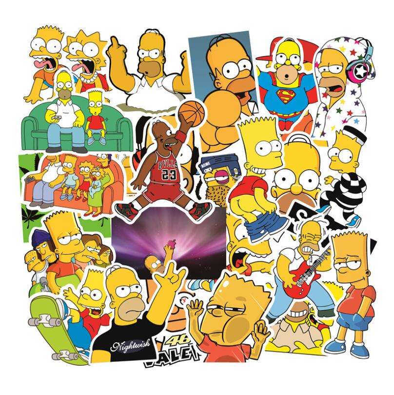 The Simpsons Stickers | 25pcs Waterproof Vinyl Stickers