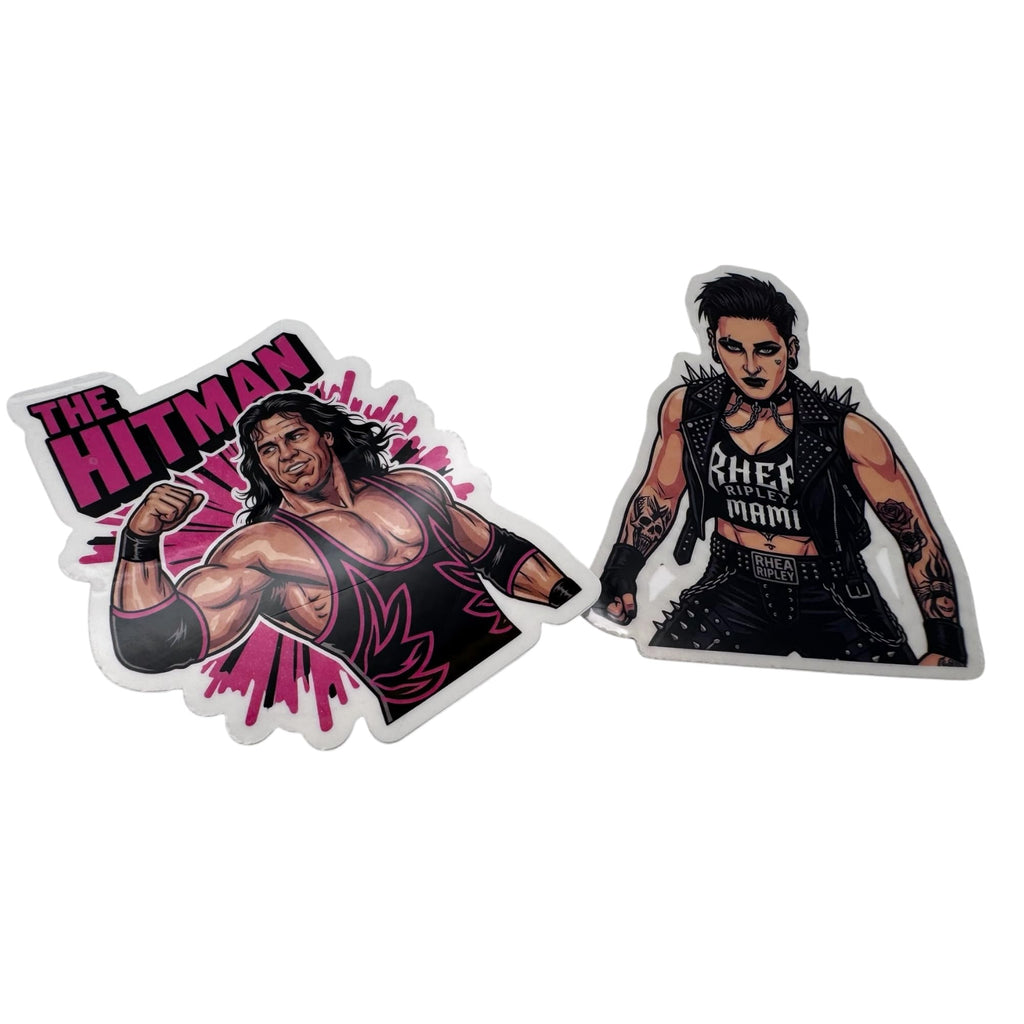 ELITE WRESTLING LEGENDS | 25pc Pro Wrestling Vinyl Stickers