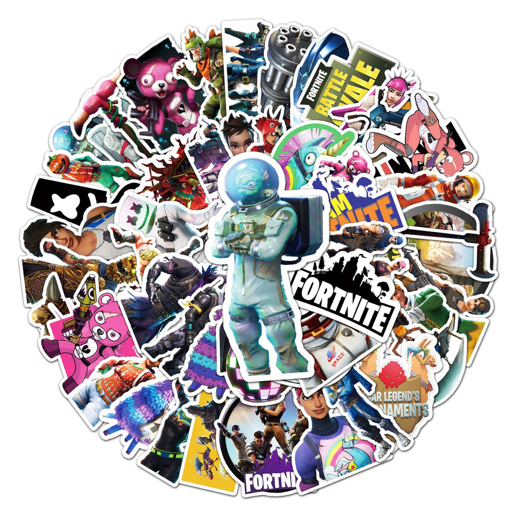 VICTORY ROYALE | 50pc Gamer Graffiti Waterproof Stickers