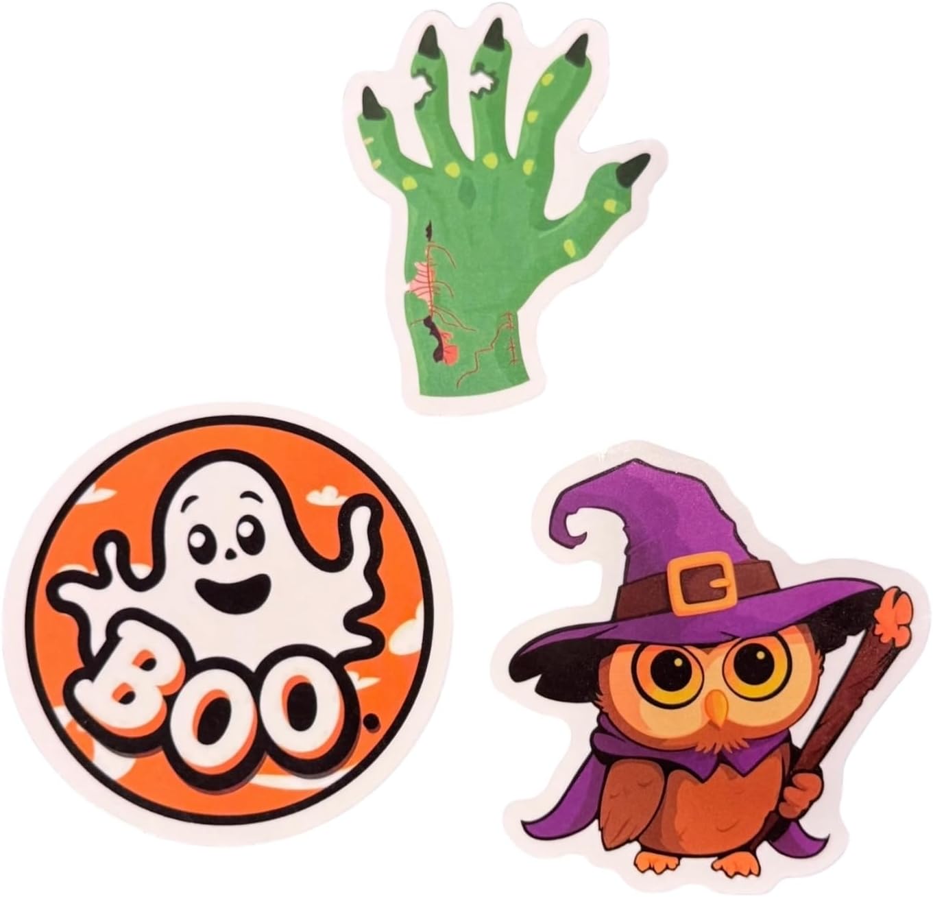 50PCS Halloween Stickers for Kids - Cute Vinyl Halloween Stickers Waterproof Spooky Stickers for Trick or Treat, Halloween Party Favors, Pumpkin Ghost Witch Decorations for Water Bottles Laptop