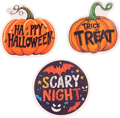 50PCS Halloween Stickers for Kids - Cute Vinyl Halloween Stickers Waterproof Spooky Stickers for Trick or Treat, Halloween Party Favors, Pumpkin Ghost Witch Decorations for Water Bottles Laptop