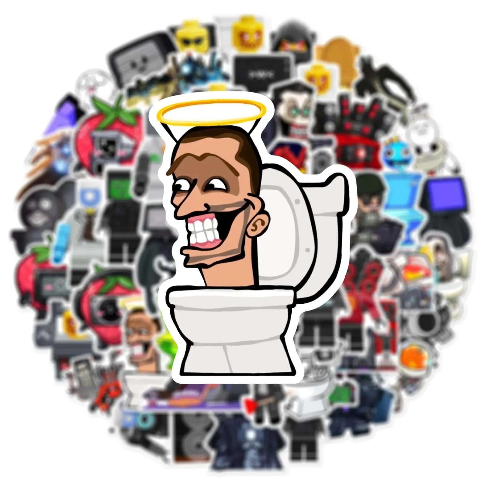 Skibidi Toilet | 50pcs Waterproof Vinyl Stickers