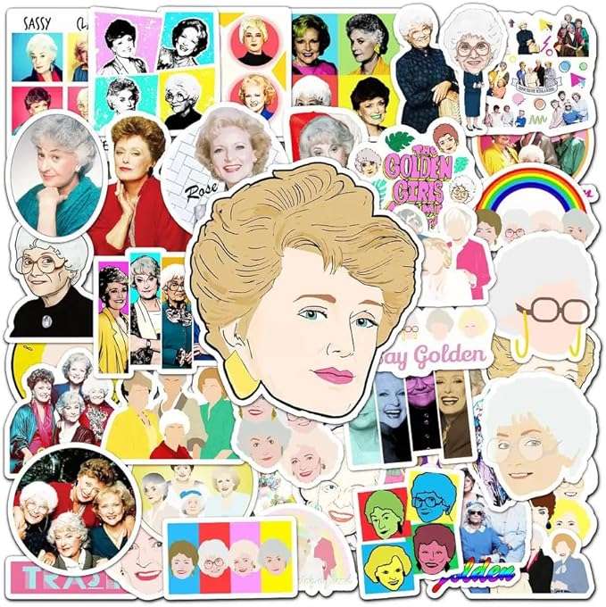 The Golden Girls Stickers | 50pcs Waterproof Vinyl Stickers