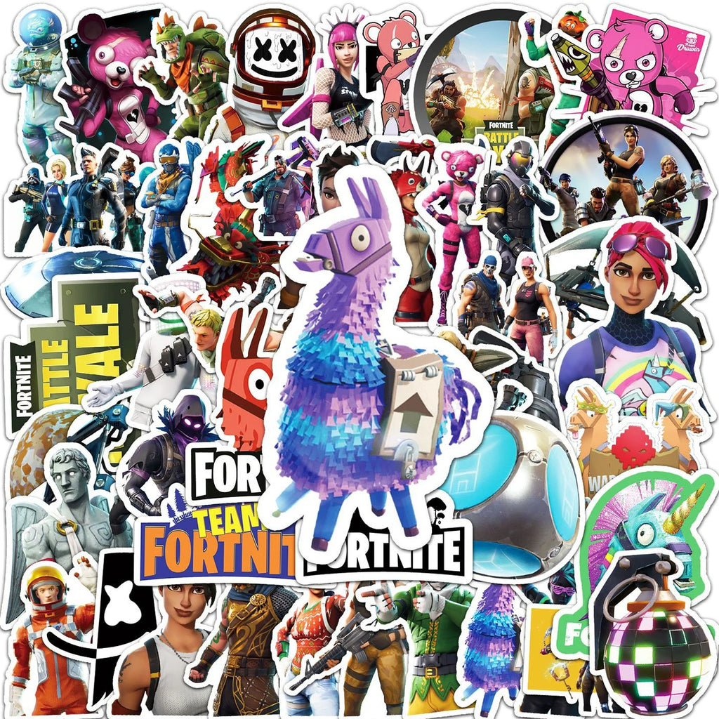 VICTORY ROYALE | 50pc Gamer Graffiti Waterproof Stickers