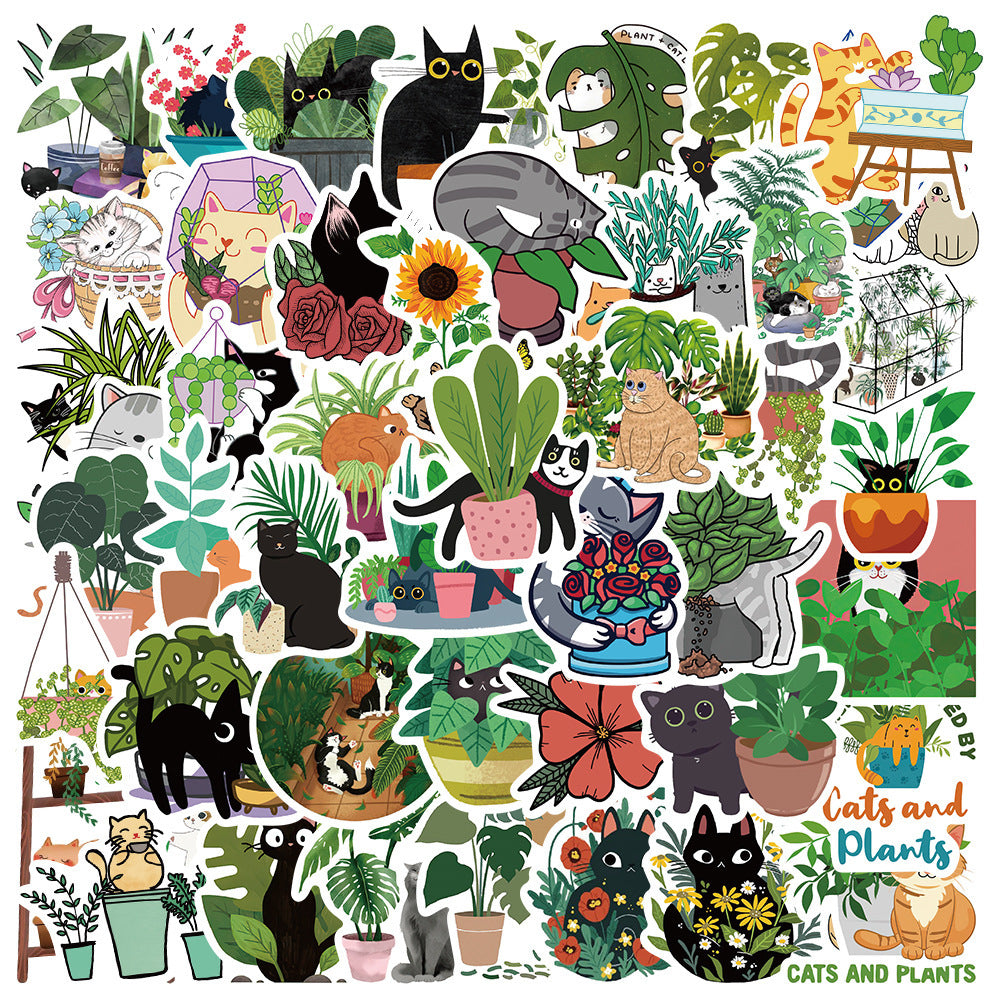 50 Pack Plant Stickers | Waterproof & Durable