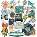 TEAL & TERRACOTTA | 25pc Aesthetic Kindle Vinyl Stickers